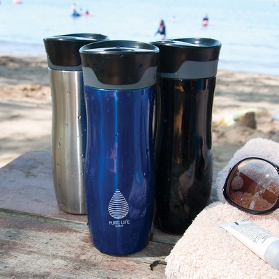 500 Ml. (17 Fl. Oz.) Leakproof Vacuum Travel Tumbler